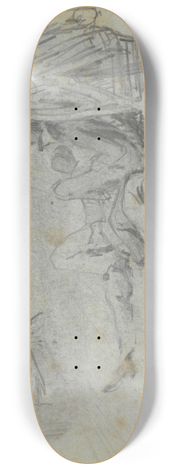 John Singer Sargent - Sailors on Deck of Ship 8.25 inch art skate deck