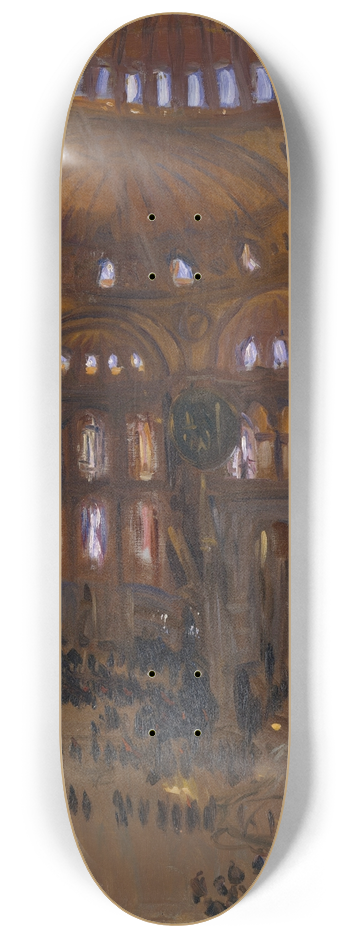 John Singer Sargent - Santa Sofia 8.25 inch art skate deck