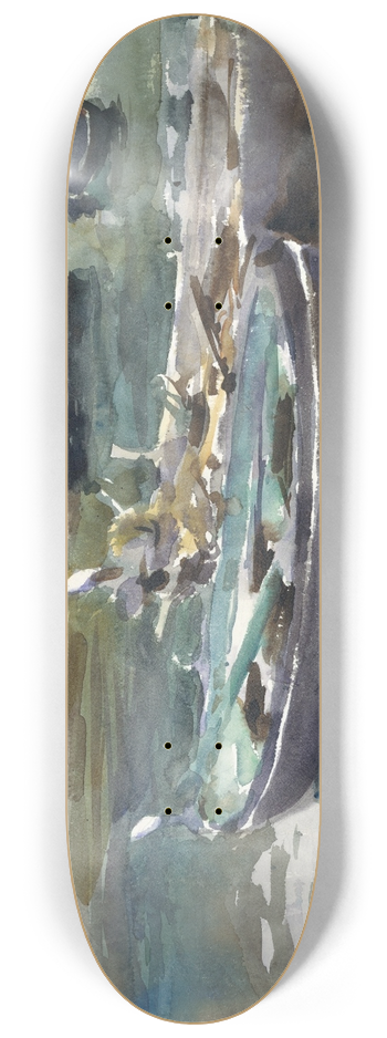 John Singer Sargent - Small Boats 8.25 inch art skate deck