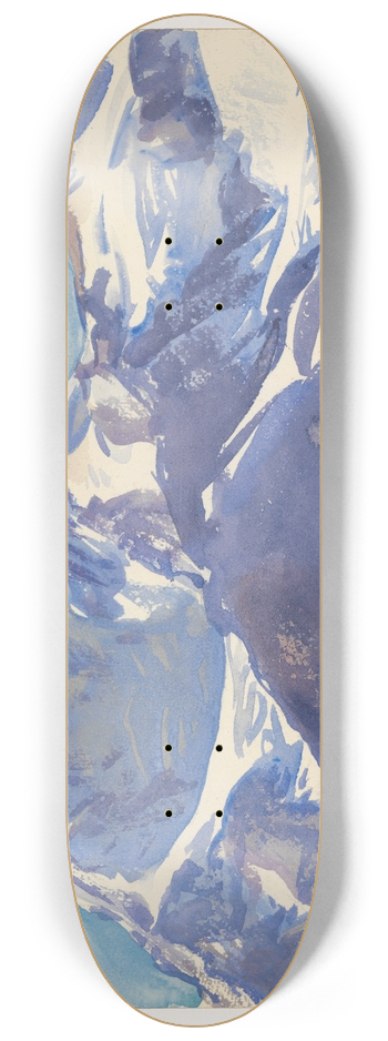 John Singer Sargent - Snow 8.25 inch art skate deck