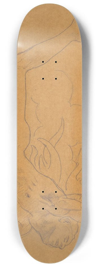 John Singer Sargent - Study for Phaethon 8.25 inch art skate deck