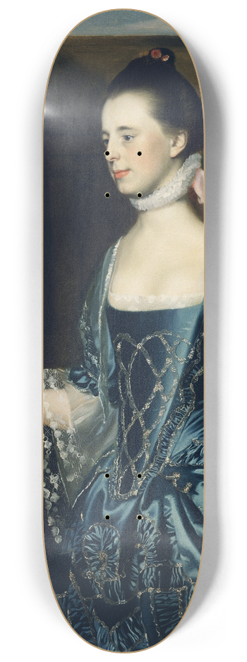 John Singleton Copley - Mrs. Daniel Sargent (Mary Turner) 8.25 inch art skate deck