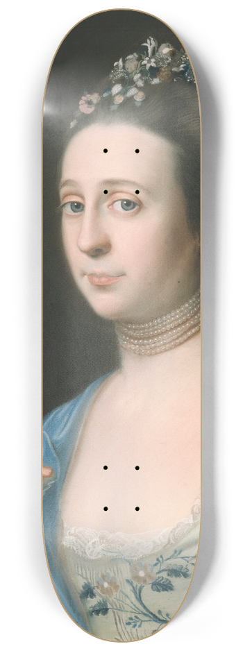 John Singleton Copley - Mrs. Henry Hill (Anna Barrett) 8.25 inch art skate deck