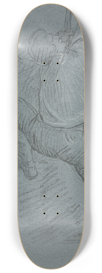 John Singleton Copley - The Siege of Gibraltar 8.25 inch art skate deck