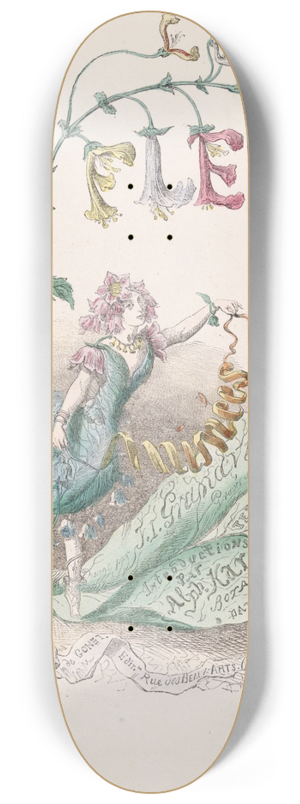 J. J. Grandville - Frontispiece 8.25 inch art skate deck