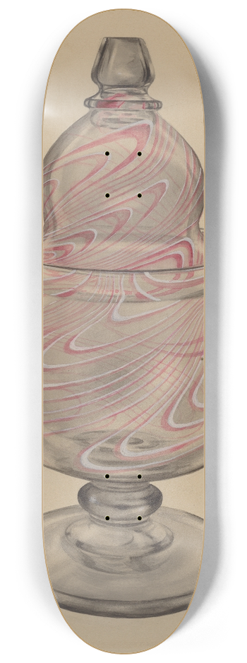 John Tarantino - Sugar Bowl with Cover 8.25 inch art skate deck