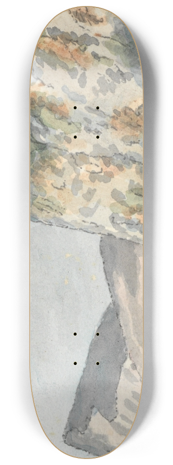 John Thomas Serres - The South Foreland and Shakespeares Cliff 8.25 inch art skate deck