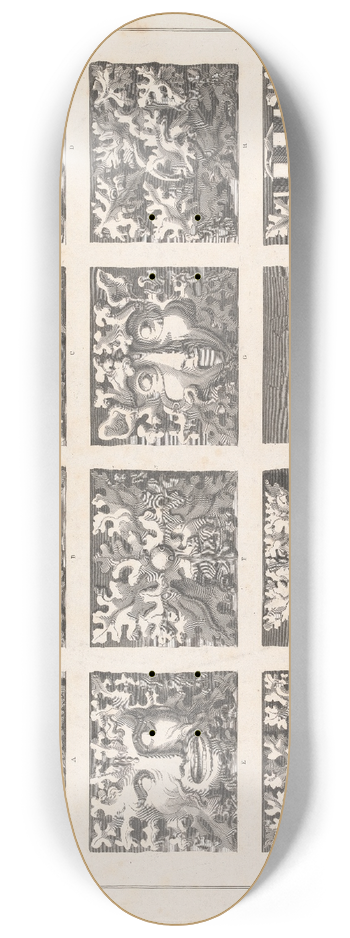 John Topham - Plate XIII: St Stephens Chapel 8.25 inch art skate deck