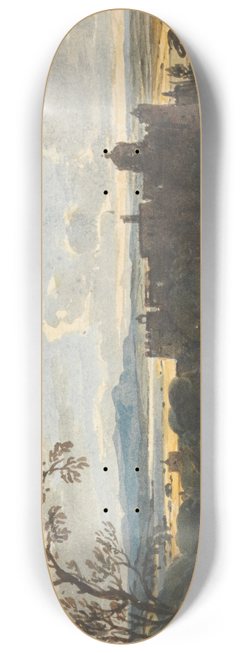 John Varley - Linlithgow Palace 8.25 inch art skate deck