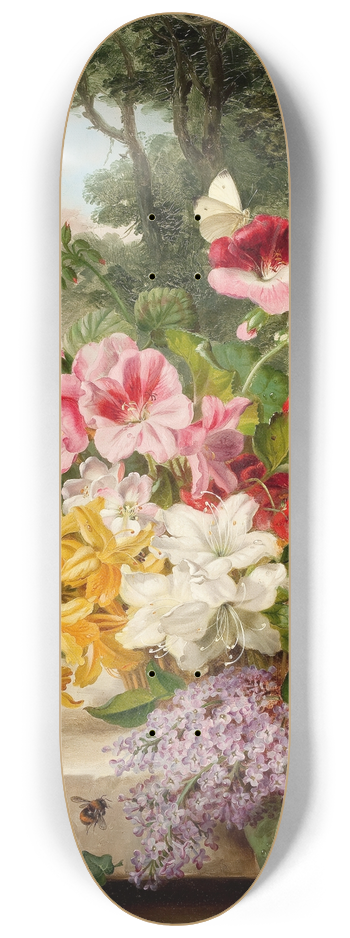 John Wainwright - Floral Still Life 8.25 inch art skate deck