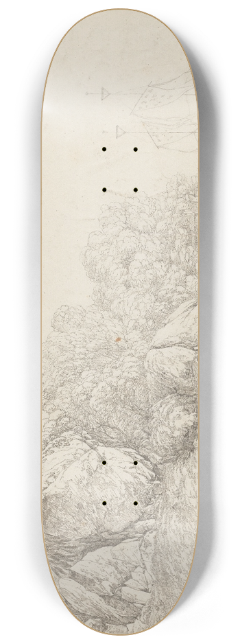 John Webber - View in Macao 8.25 inch art skate deck