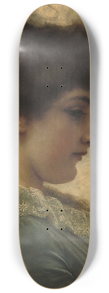 John William Godward - Dora 1887 8.25 inch art skate deck