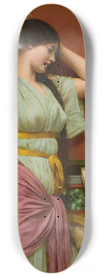 John William Godward - Julia 8.25 inch art skate deck