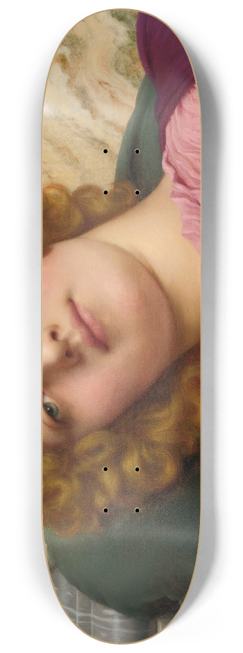 John William Godward - Myrhinna 8.25 inch art skate deck