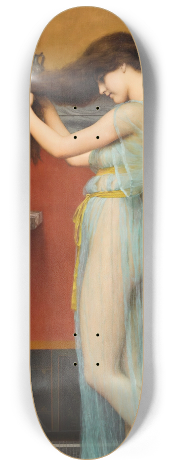 John William Godward - Preparing For The Bath 8.25 inch art skate deck