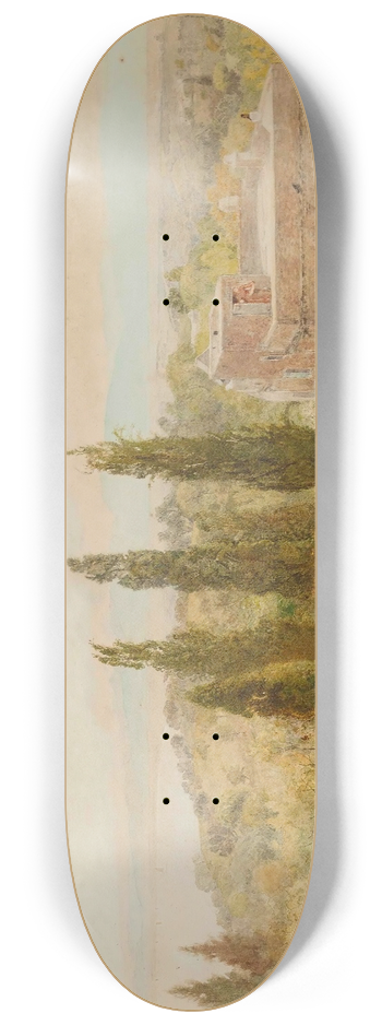 John William North - Maison De Campagne, Algiers 8.25 inch art skate deck