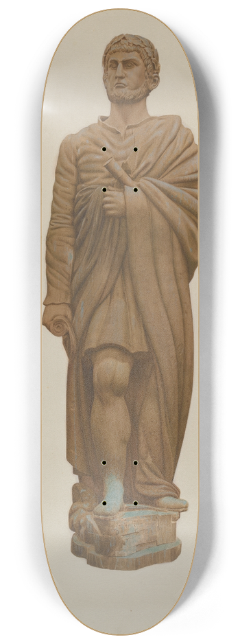 John W. Kelleher - Figurehead  Hercules 8.25 inch art skate deck