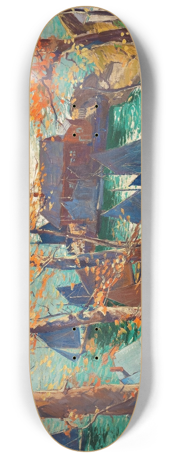 Jonas Lie - Off on the Breeze 8.25 inch art skate deck
