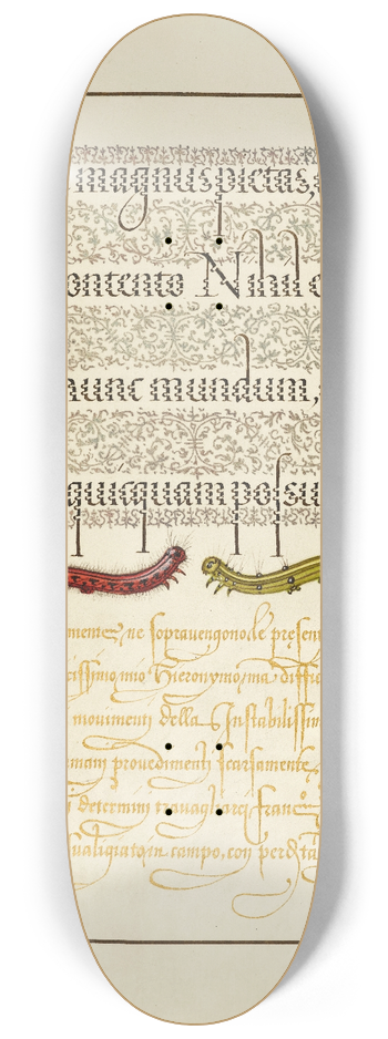 Joris Hoefnagel - Caterpillars 8.25 inch art skate deck