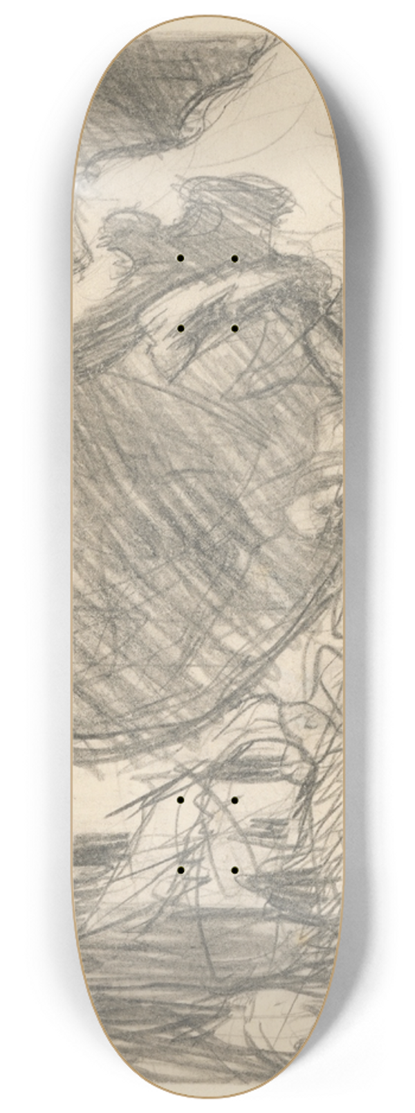 Jn Novk - Abstraktn kompozcia 8.25 inch art skate deck