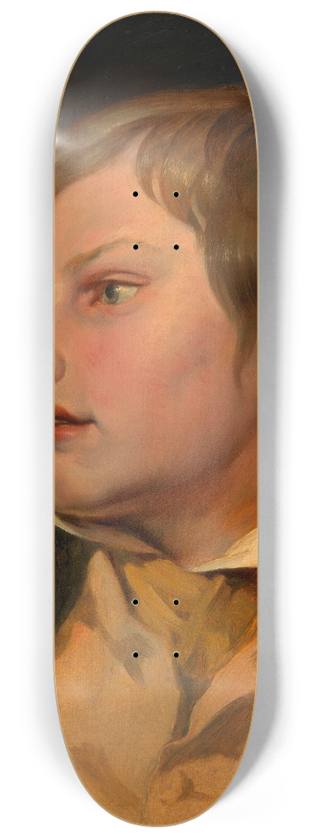 Josef Danhauser - Portrt eines Knaben (Carl Danhauser) 8.25 inch art skate deck