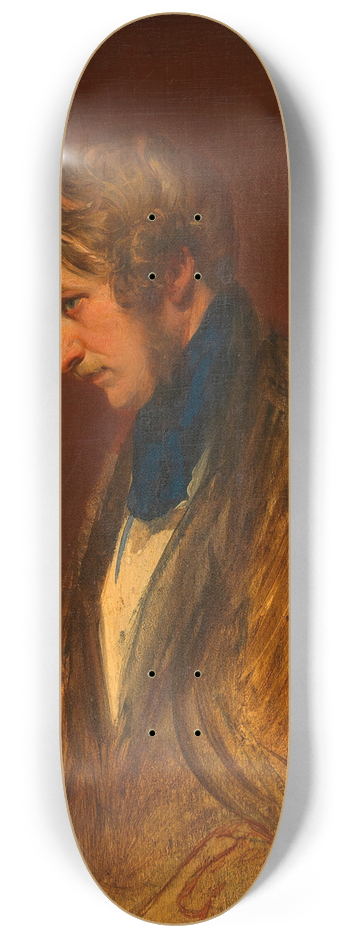 Josef Danhauser - Selbstbildnis Josef Danhauser 8.25 inch art skate deck