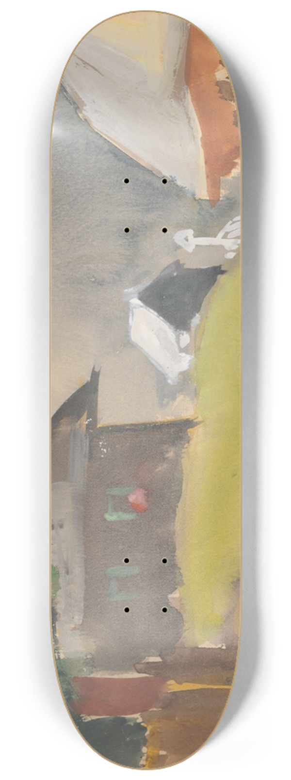 Jn Novk - Dedinsk chalupy. 8.25 inch art skate deck