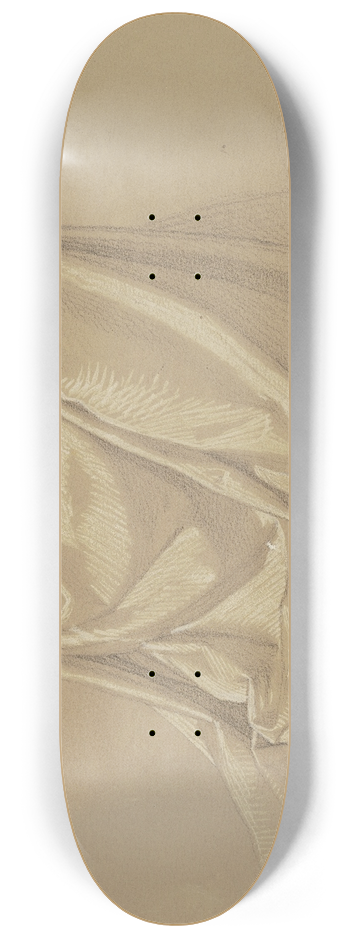 Josef Ferdinand Becker - Kneeling garbed figure 8.25 inch art skate deck