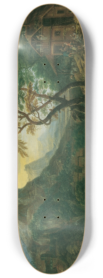 Josef Orient - Gebirgslandschaft 8.25 inch art skate deck