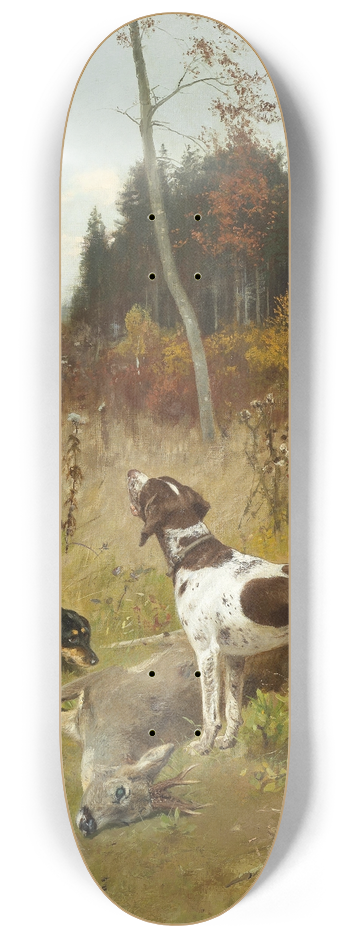 Josef Schmitzberger - Erfolgreiche Jagd 8.25 inch art skate deck