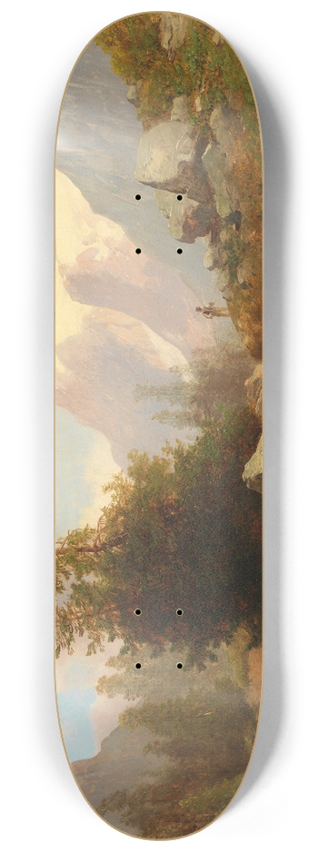 Josef Thoma - Blick auf das Wetterhorn 8.25 inch art skate deck