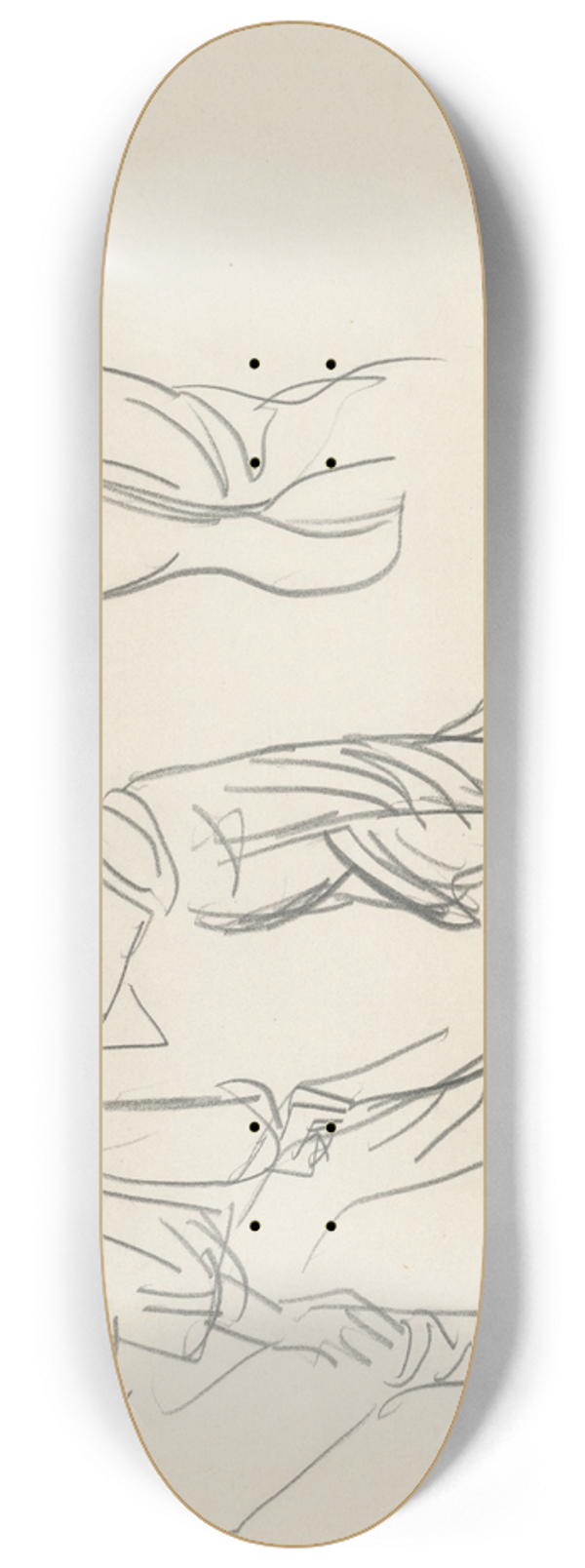 Jn Novk - Figurlne tdie (mui pri prci) 8.25 inch art skate deck