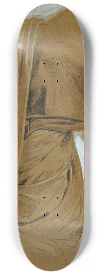 Josef Wawra - Kniender Mann 8.25 inch art skate deck