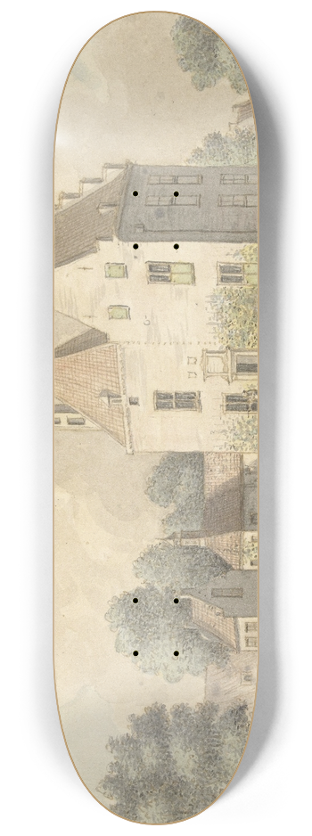 Joseph Adolf Schmetterling - Kasteel De Eng bij Vleuten 8.25 inch art skate deck