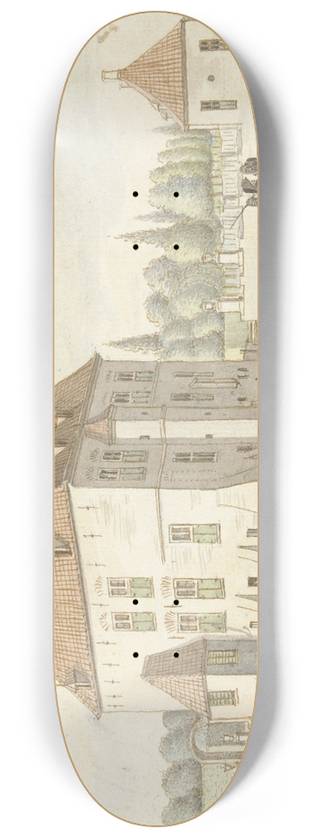 Joseph Adolf Schmetterling - Kasteel t Weldam bij Goor 8.25 inch art skate deck
