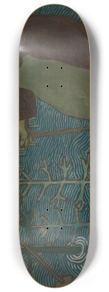 Joseph Alanen - Disease and Death 8.25 inch art skate deck