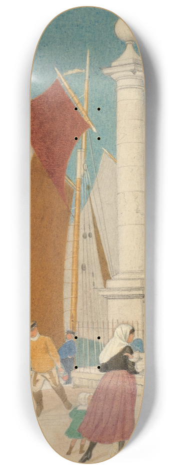 Joseph Edward Southall - Calais 8.25 inch art skate deck