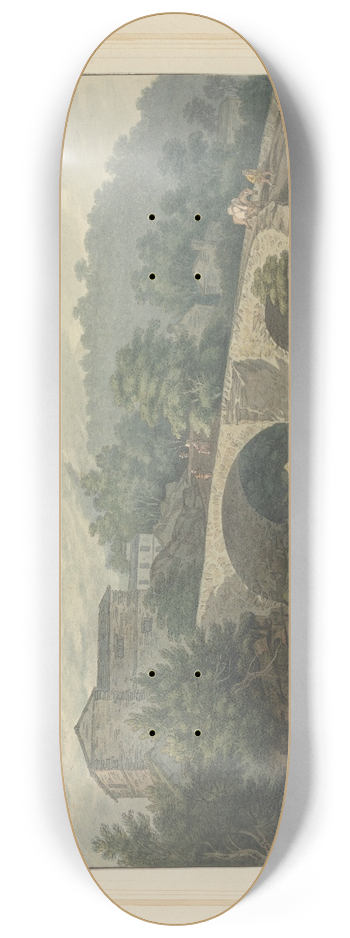 Joseph Farington - Brathay Bridge 8.25 inch art skate deck