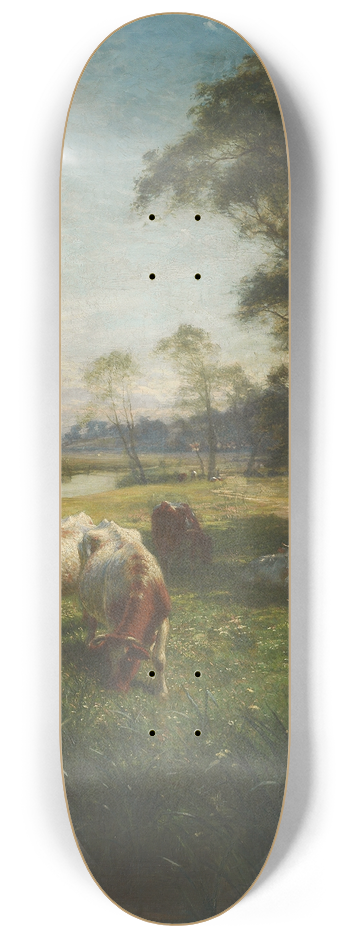 Joseph Farquharson - Cattle Grazing 8.25 inch art skate deck