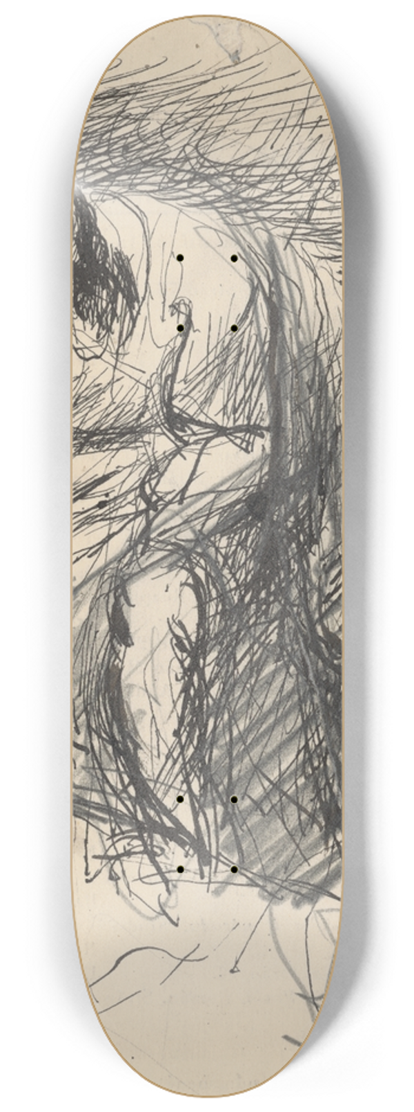 Jn Novk - Stooped Old Man 8.25 inch art skate deck