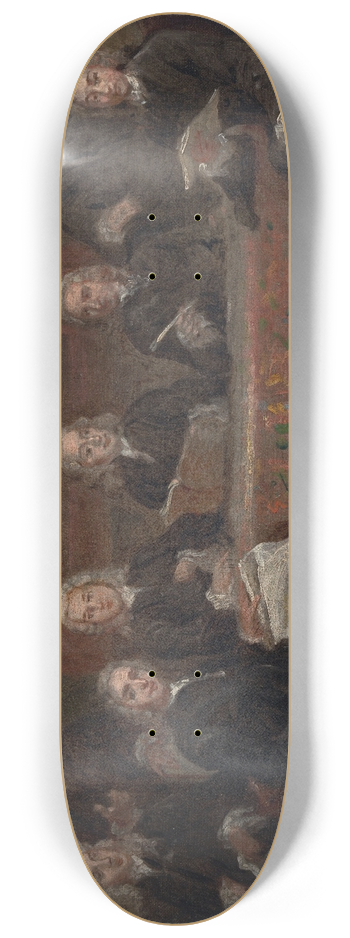 Joseph Highmore - Study for a Group Portrait 8.25 inch art skate deck