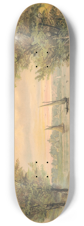 Joseph Hoover - Lake Chapauqua 8.25 inch art skate deck