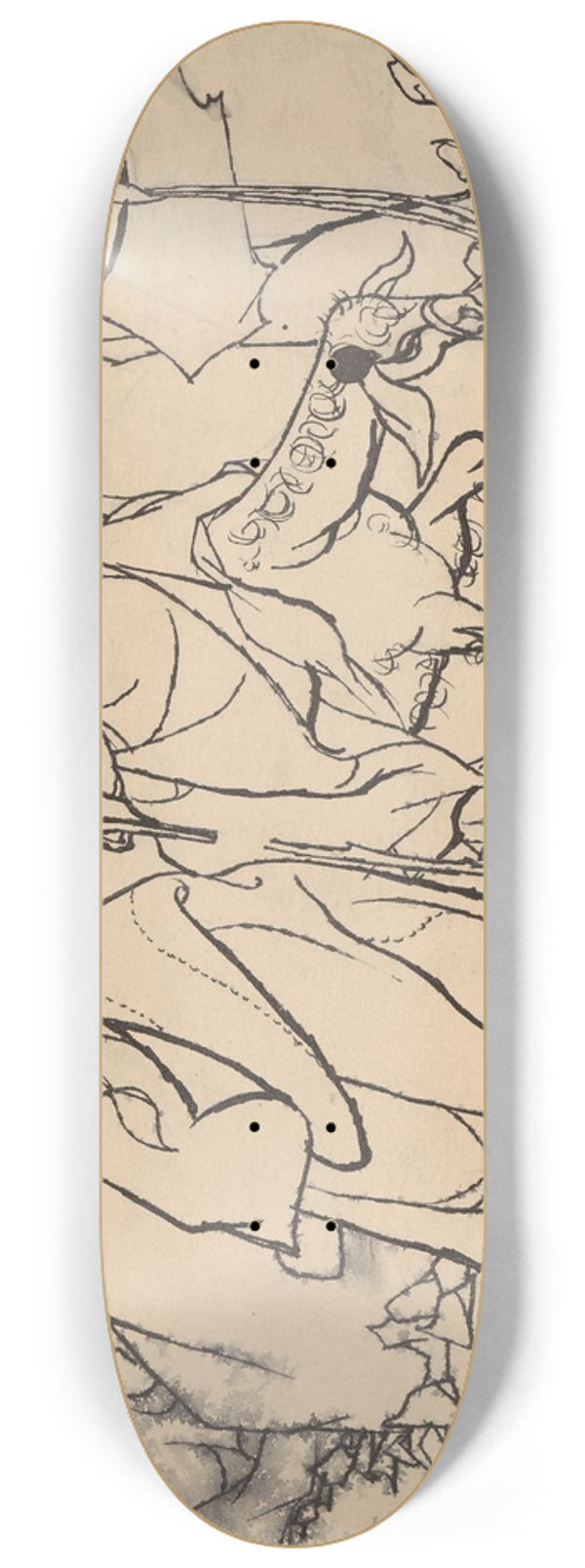 Jn Novk - The Flight into Egypt 8.25 inch art skate deck