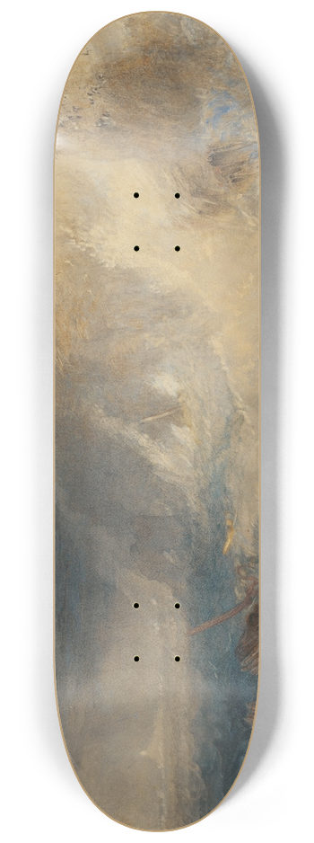 Joseph Mallord William Turner - Long Ships Lighthouse, Lands End 8.25 inch art skate deck