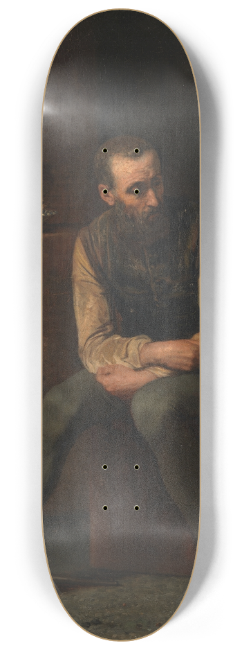 Joseph Nicolas Robert-Fleury - Bernard de Palissy in his workshop 8.25 inch art skate deck
