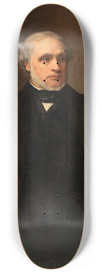 Joseph Nicolas Robert-Fleury - Self Portrait 8.25 inch art skate deck