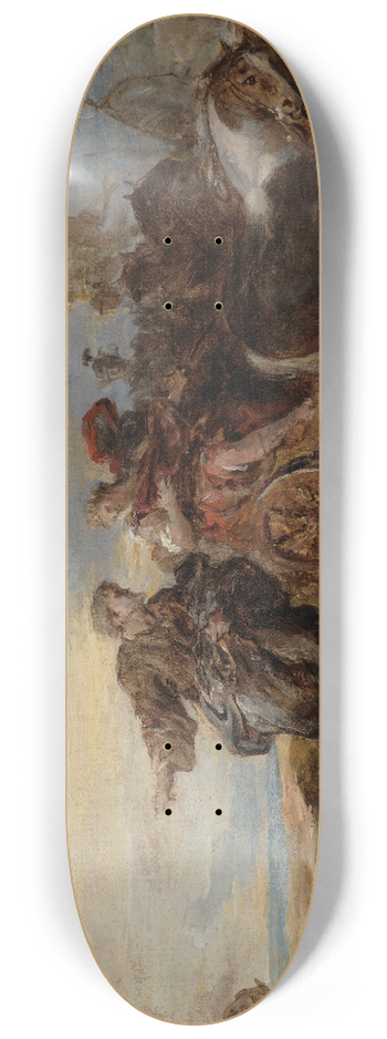 Joseph Parrocel - Scenes from Ancient History 8.25 inch art skate deck