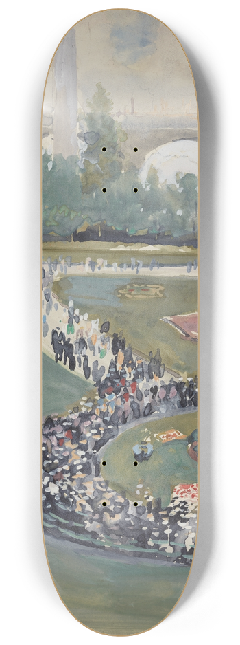 Joseph Pennell - Band concert 8.25 inch art skate deck