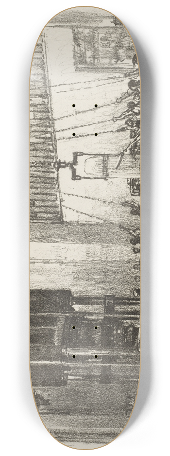 Joseph Pennell - Bottling the Big Shell 8.25 inch art skate deck