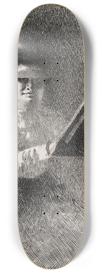 Joseph Stella - Self-Portrait 8.25 inch art skate deck